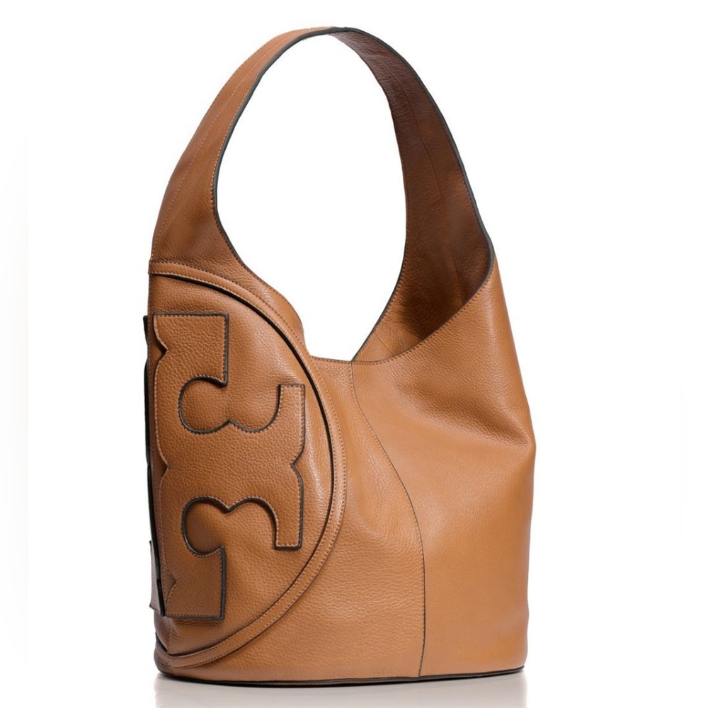 RARE Tory Burch All T Hobo Leather Bag